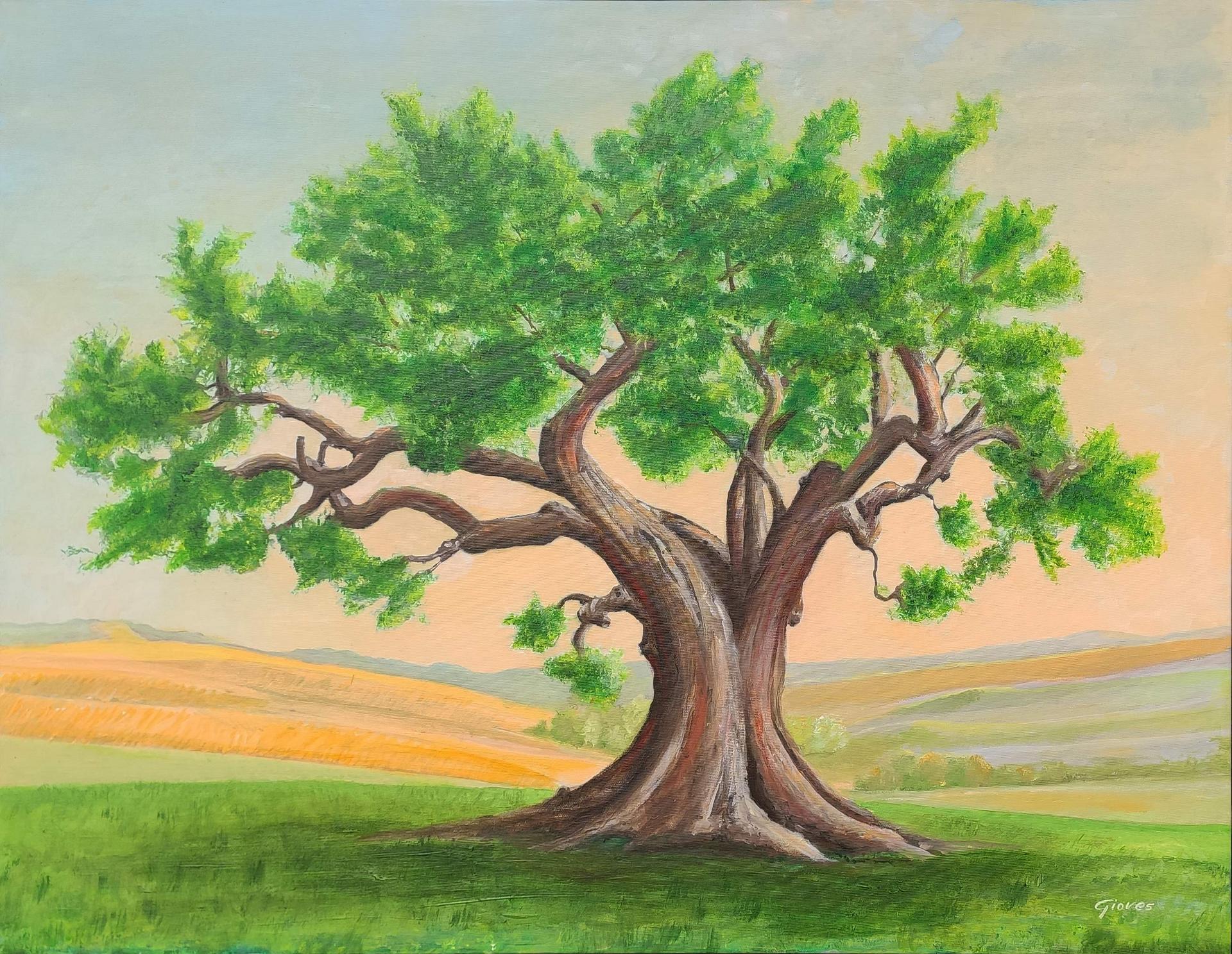pittore Gioves Venezia - dipinto L'Albero del tempo